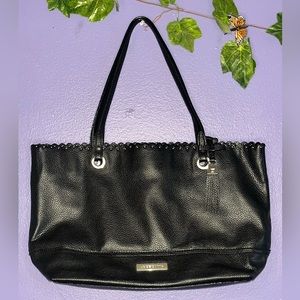 Liz Claiborne Black Shoulder Bag with Trim detail